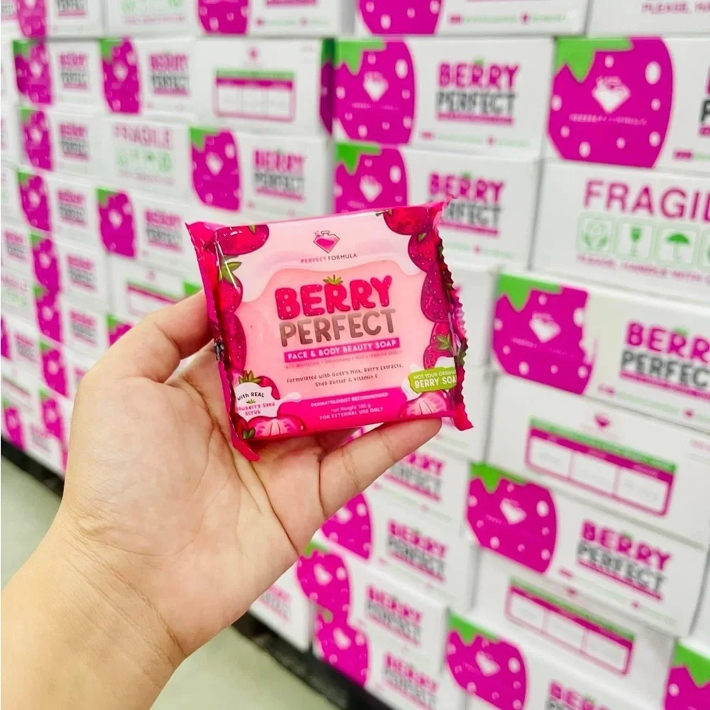 X2 pcs Berry Perfect Soap from Perfect Formula by Brilliant Skin Essentials.